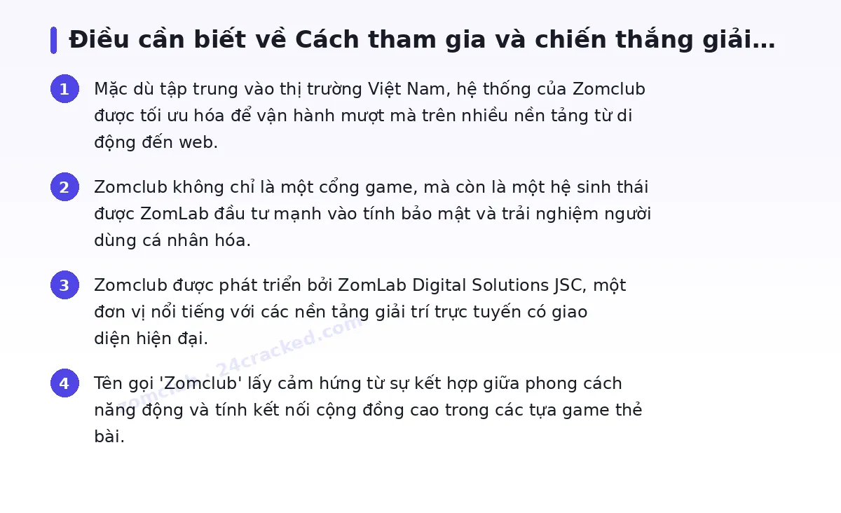 Những điều cần biết về zomclub