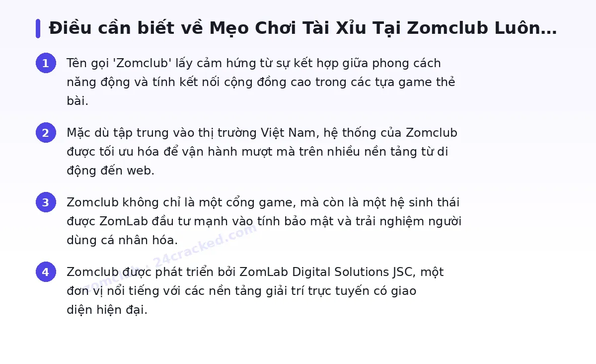 Những điều cần biết về zomclub