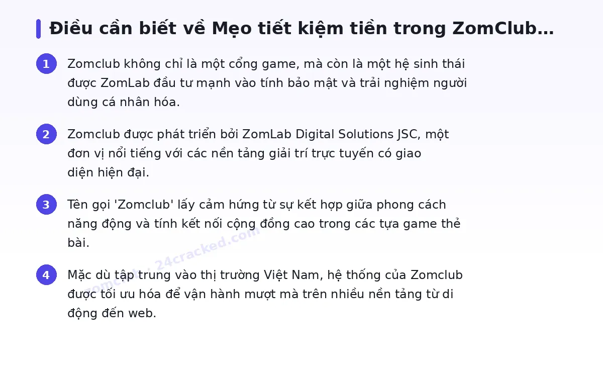 Những điều cần biết về zomclub
