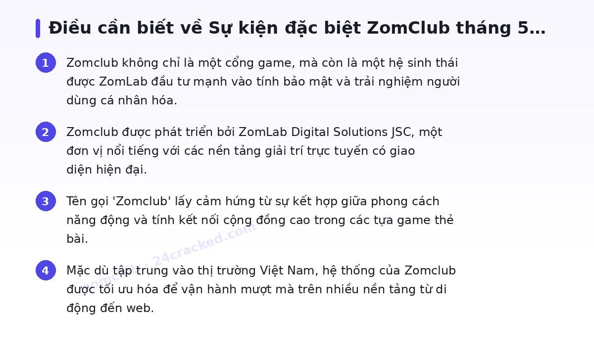 Những điều cần biết về zomclub