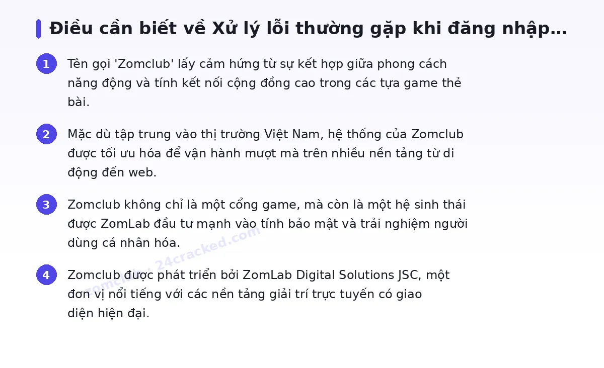 Những điều cần biết về zomclub